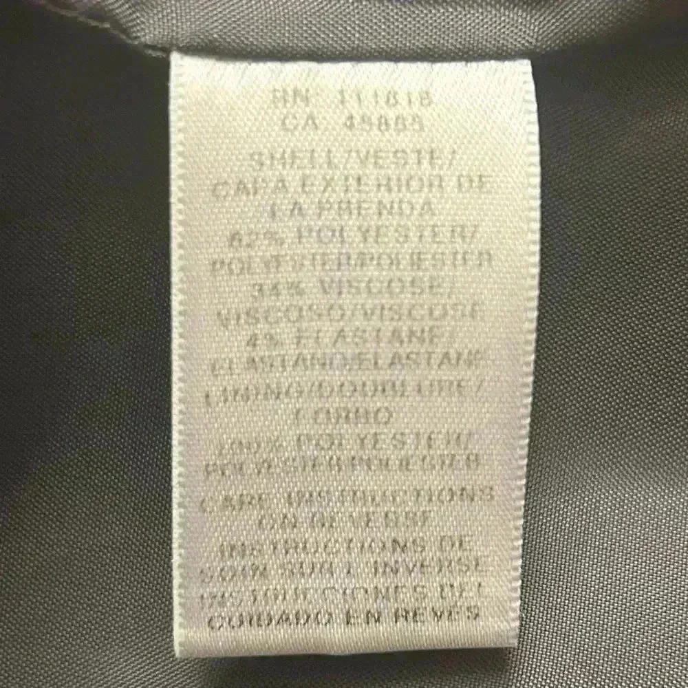 Michael Kors Grey Blazer Fitted Single Breasted Classic Size 4 - Picture 15 of 16